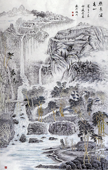 李豪作品《碧水润青山》.jpg