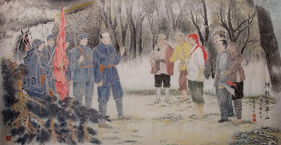 李豪作品《陈毅在茅山》.jpg
