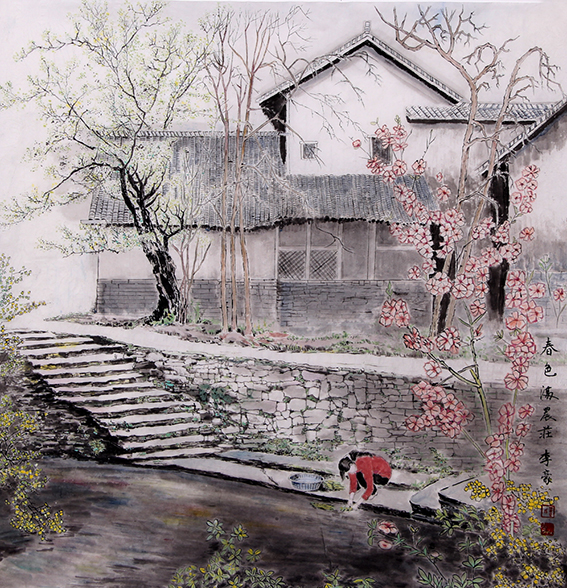 李豪作品《春色满农庄》.jpg