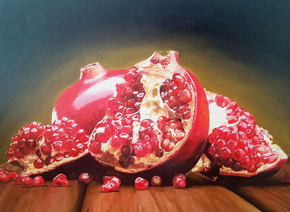 刘洪义作品6 油画《红石榴 静》75X100cm.jpg