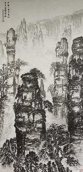 胡兴书作品2《千峰入云多变幻》.jpg