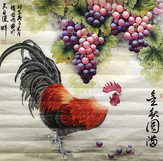 徐根有国画作品《金秋圆满》.jpg