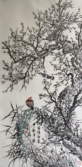 段洪归作品6《但留清白在 日日报平安》.jpg