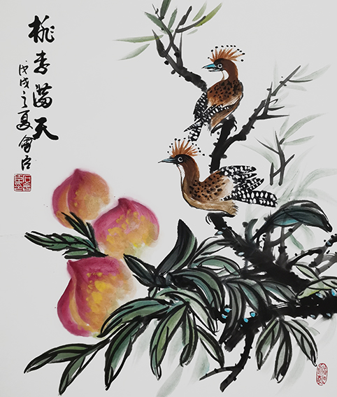 石会臣作品《桃李满天》.jpg