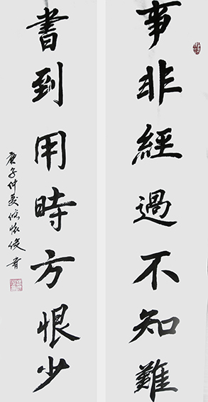 11储怀俊作品《书到用时方恨少，是非经过不知难》.jpg
