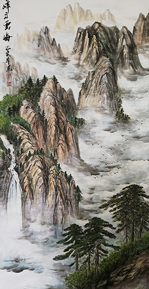 康学农作品3《峰高云海》.jpg