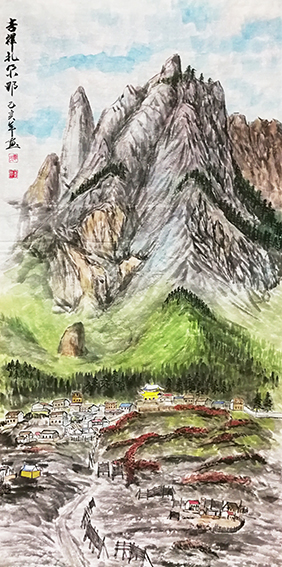 康学农作品4《吉祥扎尕那》.jpg