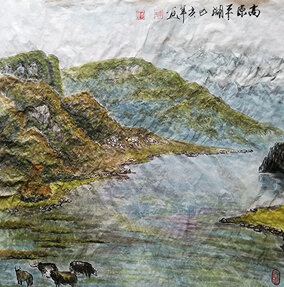 康学农作品17《高原平湖》.jpg