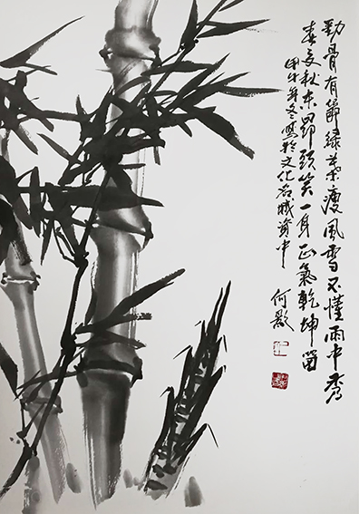 何影作品4《竹》68cm×45cm.jpg