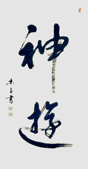 史介鸿作品1 榜书《神游》68×136cm 2016年.jpg