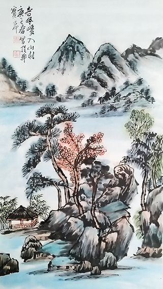 张建华作品4《春风暖入山村》.jpg