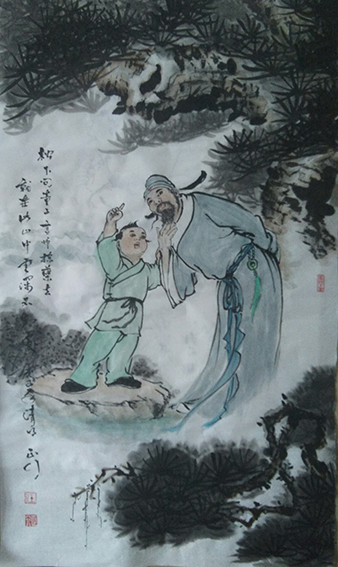 任正行作品1《松下问童子》.jpg