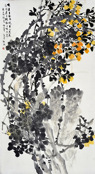 道金平作品《遗缀保天年》规格：90cmx180cm  创作年代：2013年.jpg