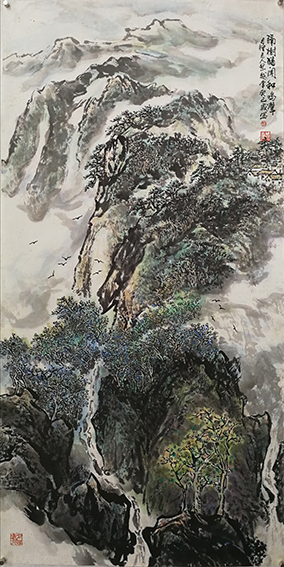 黎越常作品8       《隔树犹闻和鸣声 》.jpg