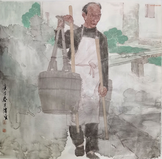 王伟成作品 《山民系列之三》 规格：72cmx76cm.jpg