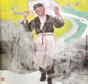 王伟成作品 《山民系列之四》 规格：72cmx76cm.jpg
