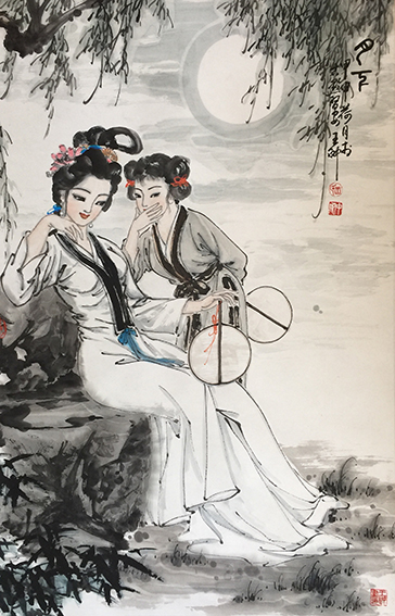王翀作品《月下》.jpg
