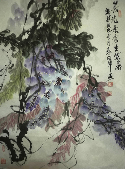 耿跃军作品6《春光景秀生紫气》.jpg