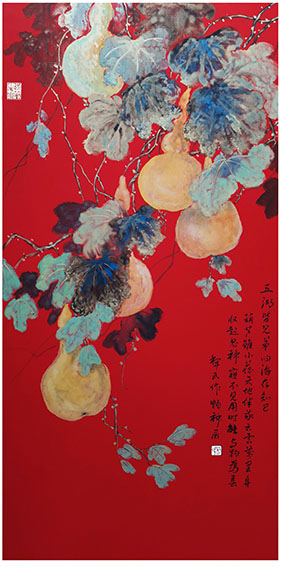 孙利民作品5       万年红葫芦宽50制作10幅.jpg
