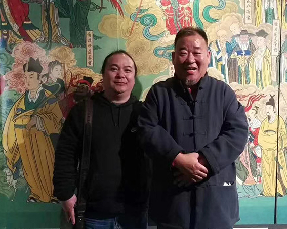 社会活动3 与著名画家、中国壁画传承人姚淑龙先生在一起.jpg