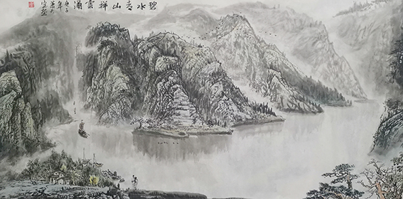 肖天宝作品《碧水青山祥云涌》.jpg