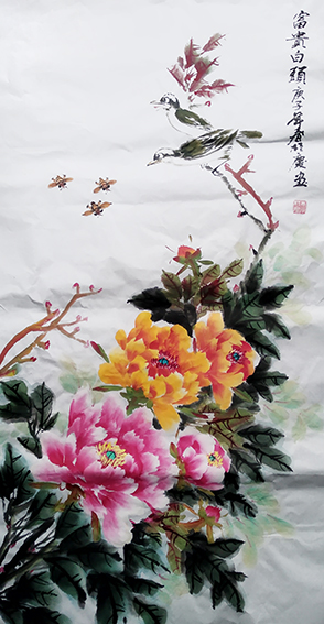 李桂庆作品4《富贵白头》.jpg