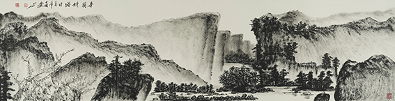 黎文作品 《秦岭斜峪口》.JPG