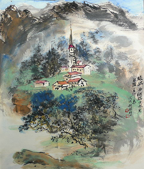 梁桂才作品 《绿幽》.JPG