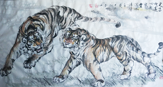 熊幸山作品17《天高地远心底宽 云淡风轻情自爽》.png