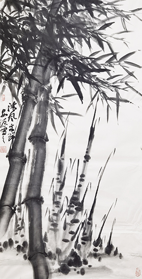 安茂水 国画作品1《清风高节》.jpg