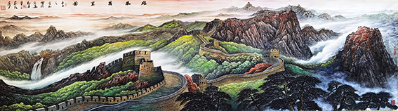 安茂水 国画作品6《雄风万里图》.jpg
