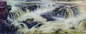 安茂水作品《流金染河山 涛湧颂中华》.jpg
