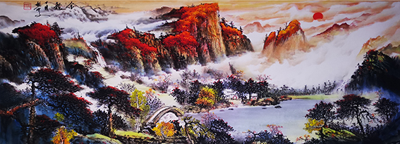 黎文国画作品《金秋》.jpg