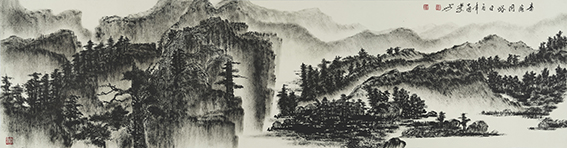 黎文作品4《秦岭同峪口》.JPG