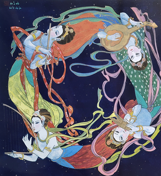 《飞天》 95X95cm 1992年作.jpg