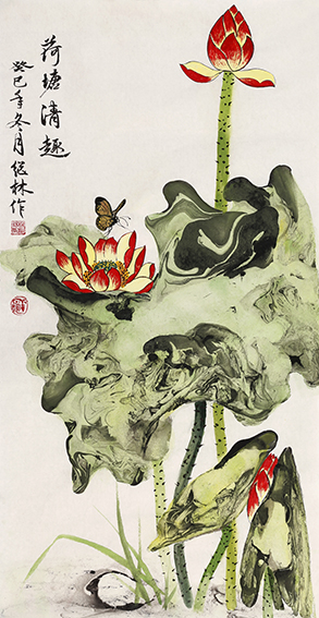 杨继林作品 《荷塘清趣》.jpg