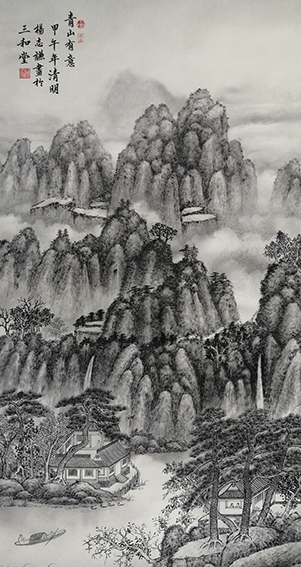 杨志谦作品 《青山有意》.jpg