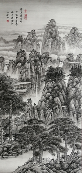 杨志谦作品 《清泉落云间》.jpg