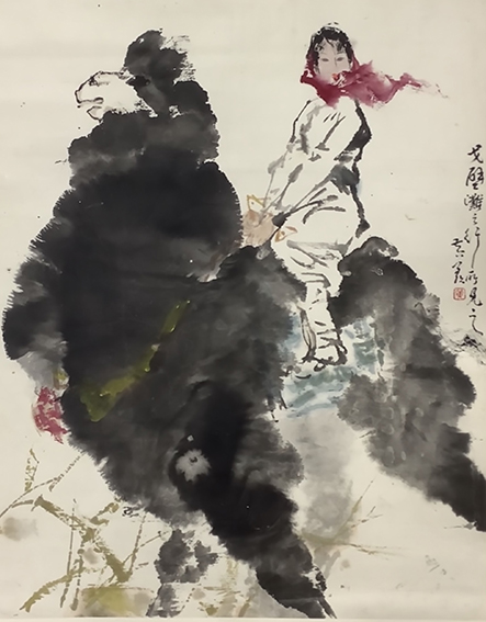 黄羡作品 《戈壁滩之行》.jpg