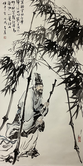 黄羡作品 《莫听穿林打叶声》.jpg