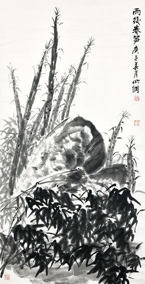 1陈明纲作品 《雨后春笋》.jpg