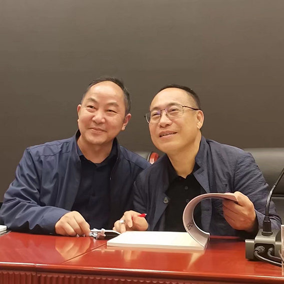 与中国书法家协会《中国书法报》社长、总编，《中国书法》杂志社社长、主编，中国书法家协会理事朱培尔老师.jpg