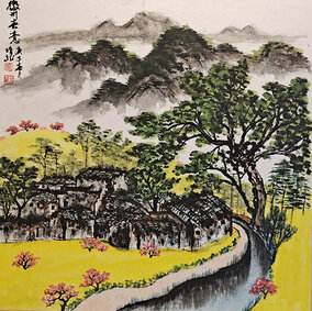 方勇作品《徽州春意》.jpg