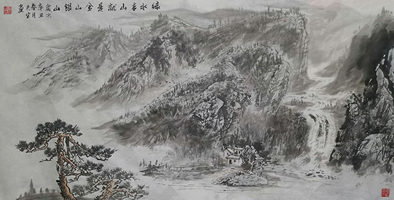 肖天宝作品《绿水青山就是金山银山》.jpg