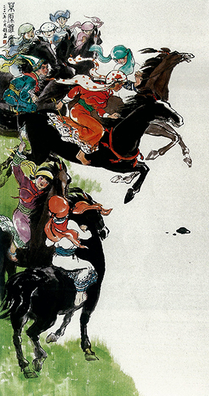 赵磊作品 《草原雄鹰》规格：200cmx100cm.jpg