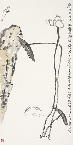 苏凤智作品《瘦西湖畔》规格：138cmx69cm.jpg