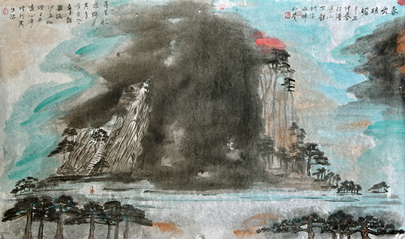 王玉喜作品《 春光明媚》规格：180cmX70cm.jpg