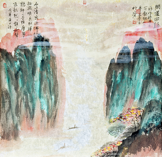 王玉喜作品《问道回归》规格：70cmⅩ70cm.jpg