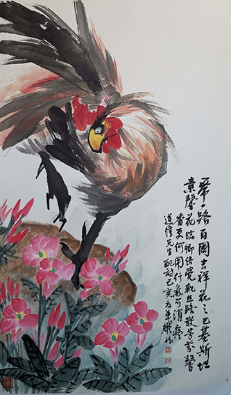 杨华耀作品 《一带一路百国吉祥花之巴基斯坦素馨花》.jpg