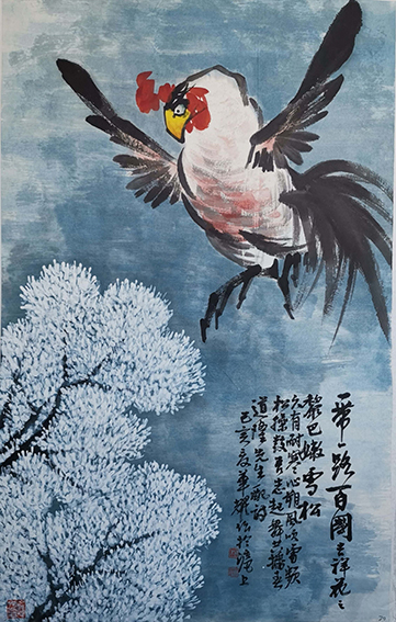 杨华耀作品 《一带一路百国吉祥花之黎巴嫩雪松》.jpg